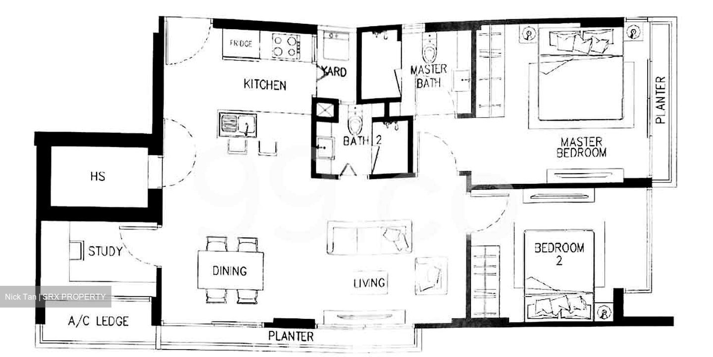 Jubilee Residence (D5), Apartment #492343971